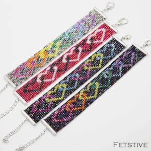 Beaded Heart Bracelet (several styles available!)