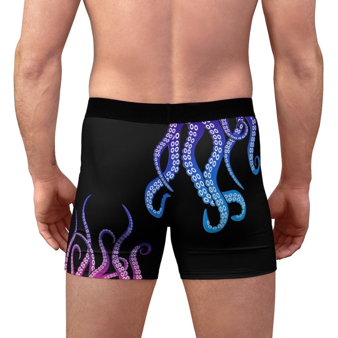 Octopus Tentacle Boxer Briefs in Men's Sizes Etsy