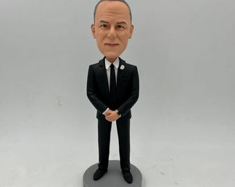 Custom Polymer Clay Bobblehead Figurine, Personalized Gift