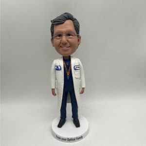 Custom Doctor Bobbleheads , Bobbleheads custom,gift for doctor, Custom Medical Doctor Bobblehead Figurines ,Personalized Male Doctor Statues
