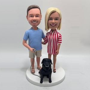 Custom Couple Bobblehead,Personalized Happy Couple Bobblehead,custom figurine,Best Gift for Wedding Anniversary,gift for couples anniversary