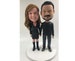 Handmade Custom Perfect Match Bobblehead Happy companion Gift 100% Handmade Polymer Clay Bobbleheads Cake Toppers 