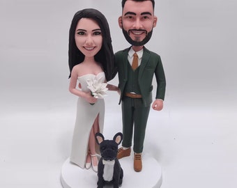 Bobblehead wedding,bobble head custom,personalized sculprture, bobblehead anniversary,cake topper bobble head,wedding gifts for parents