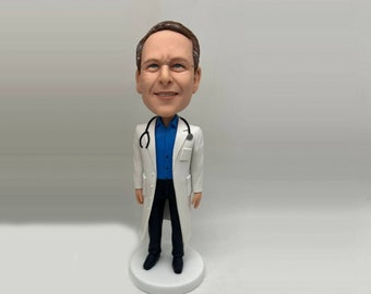 Custom Doctor Bobbleheads, Personalized Doctor gift, graduation gift for doctor,graduation gift of doctor,Doctor who SVG