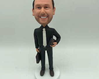 Custom Clay Bobblehead, Personalized CEO Gift