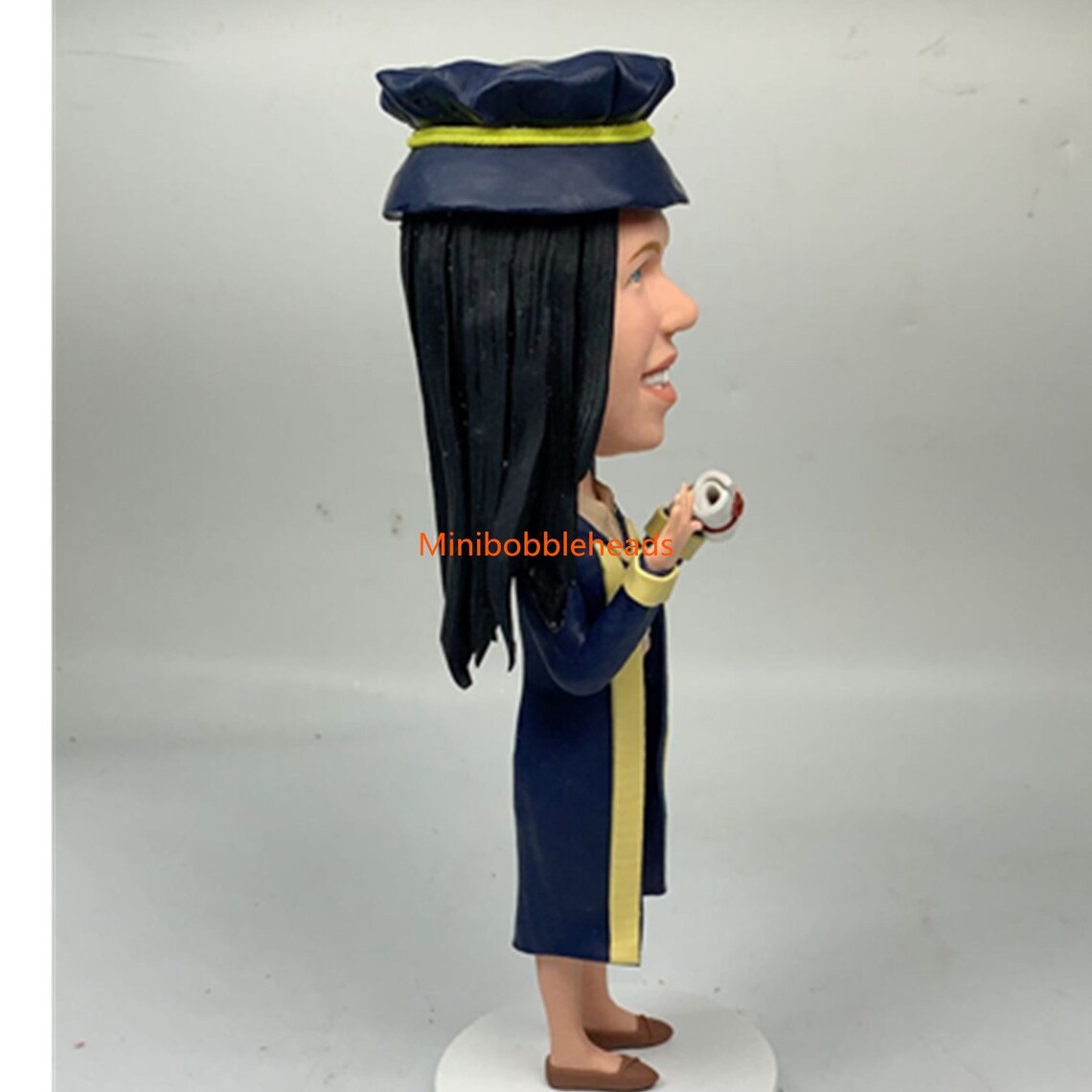 Female College Graduate Bobblehead - Custom Graduation Gift