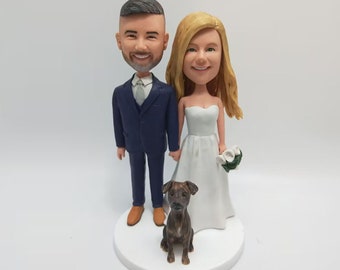Personalized Couple Figurine, Custom Couple Figure, Wedding Cake Topper, Bridesmaid Gifts, Groomsmen Gifts, Engagement Gifts, Wedding Gifts