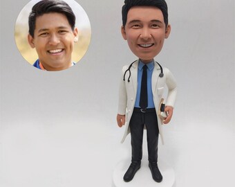 Custom Man Doctor Bobblehead,Gift For Doctor, Custom Doctor Bobbleheads,Birthday Anniversary Bobbleheads ,Bobbleheads Custom, Gifts For Him