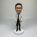 Bobbleheads custom,Custom Doctor Bobbleheads , Doctor gift, Custom Medical Doctor Bobblehead Figurines With Stethoscope and notebook 