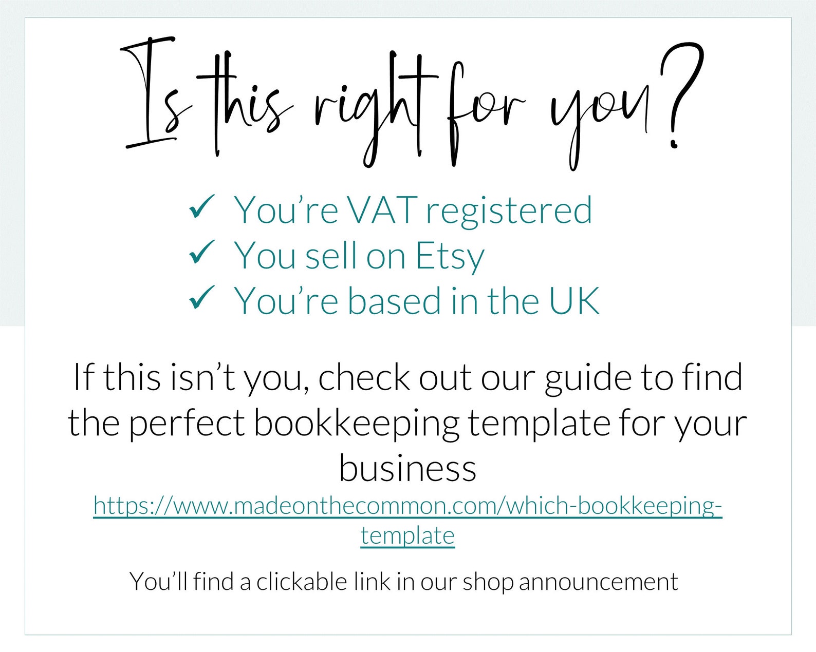 Etsy Automated Bookkeeping for UK VAT Registered Sellers Excel