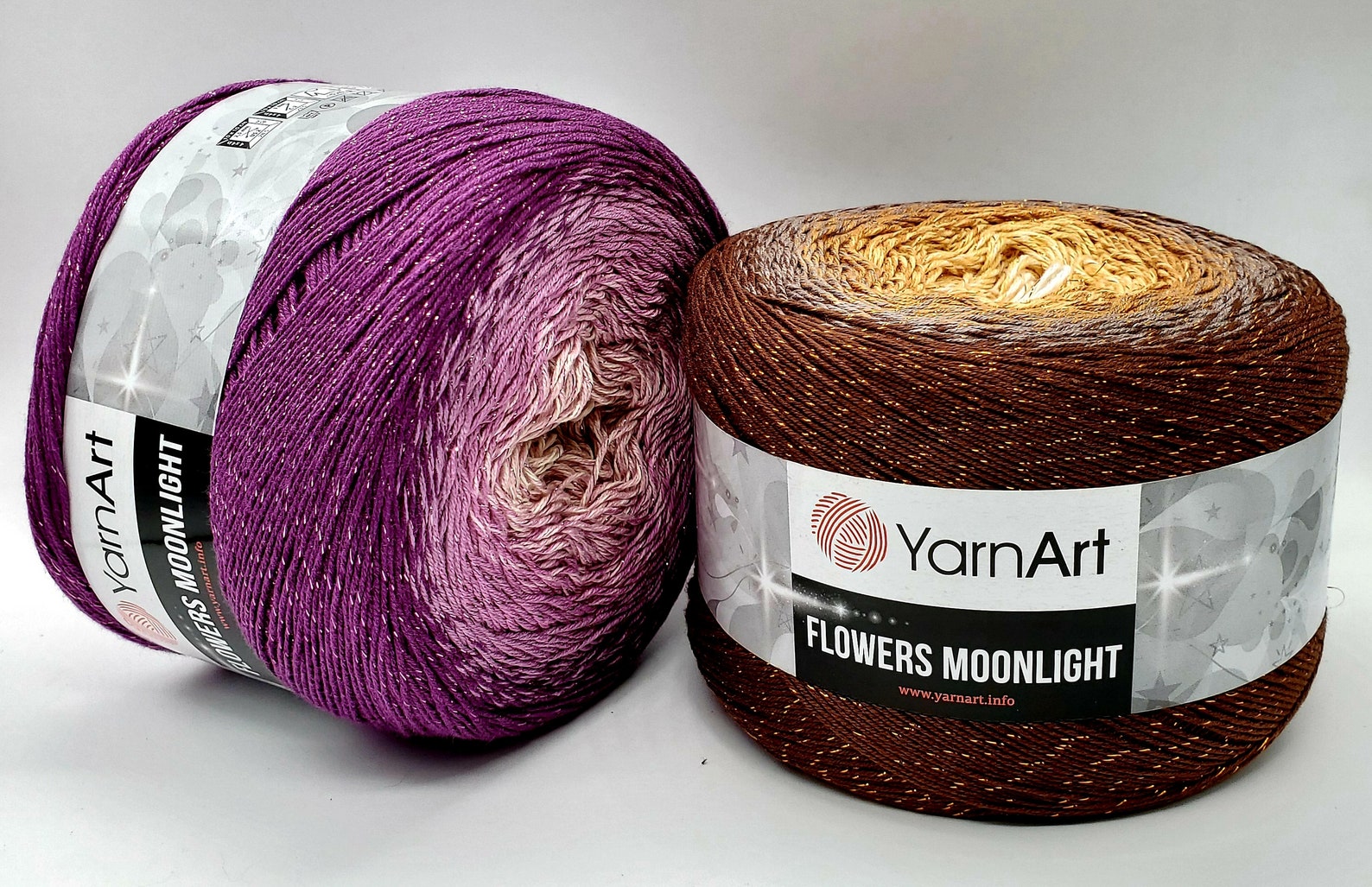Yarnart flowers moonlight Glitter Cotton Yarn glitter yarn Etsy