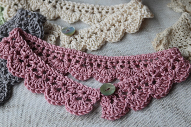 CELESTE Crochet Necklace PDF Download Pattern, Crochet Necklace, Stylish Jewellery Crochet Necklace, Crochet Vintage Style, Crochet Choker image 7