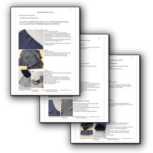 The Orla Top Schnittmuster, herunterladbare PDF-Datei, DIY, Nähen, digitales Schnittmuster, Größenbereich 6-28, Raglanärmel Bild 10