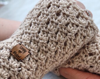 PRIMROSE Wrist Warmer Crochet Pattern, Wrist Warmer Pattern, Crochet Pattern, Stylish Wrist Warmer Pattern, PDF, Wrist Warmer Pattern