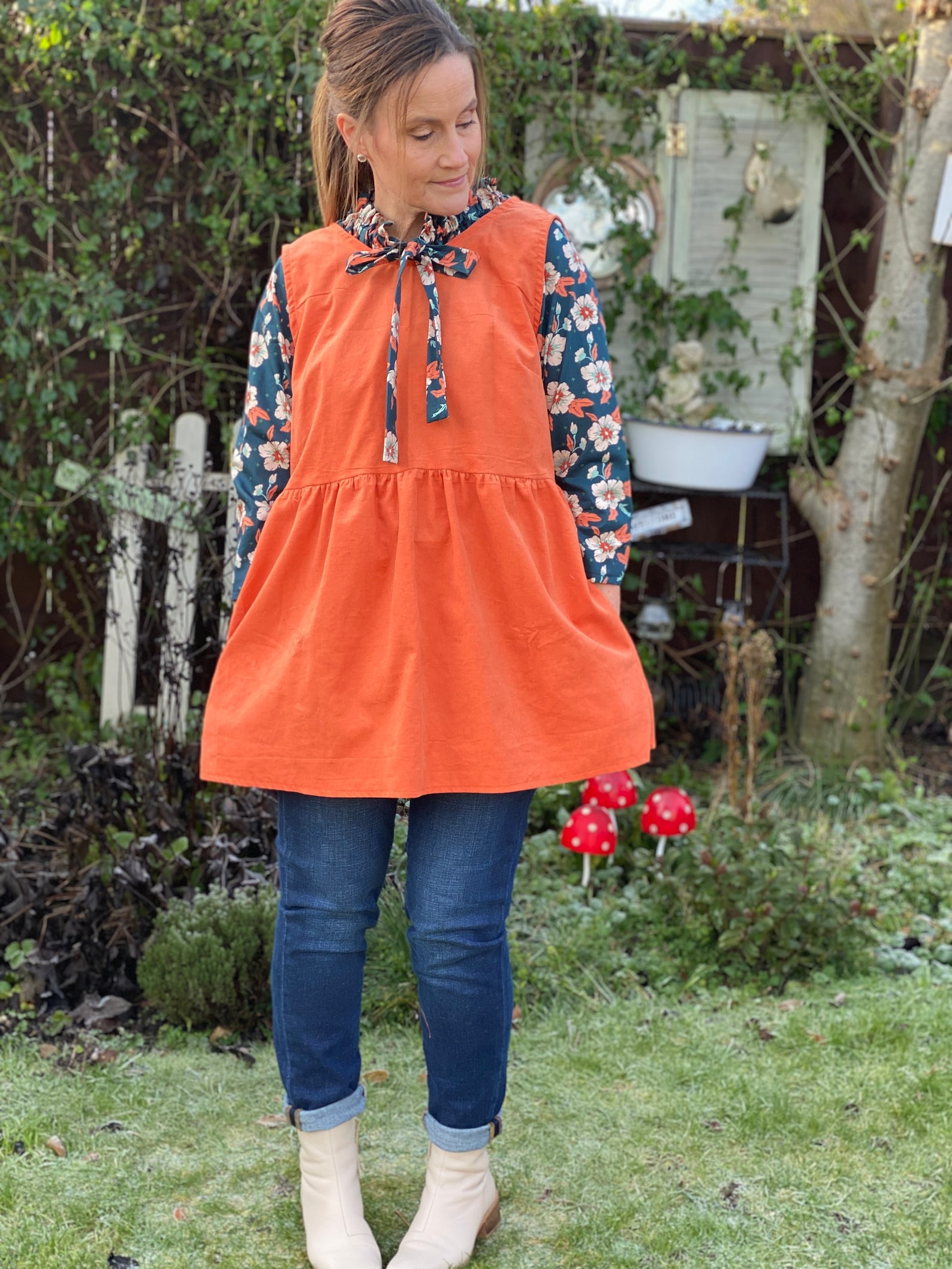 Women's Pinafore Dress Sewing Pattern Downloadable PDF Etsy