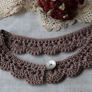 CELESTE Crochet Necklace PDF Download Pattern, Crochet Necklace, Stylish Jewellery Crochet Necklace, Crochet Vintage Style, Crochet Choker image 8