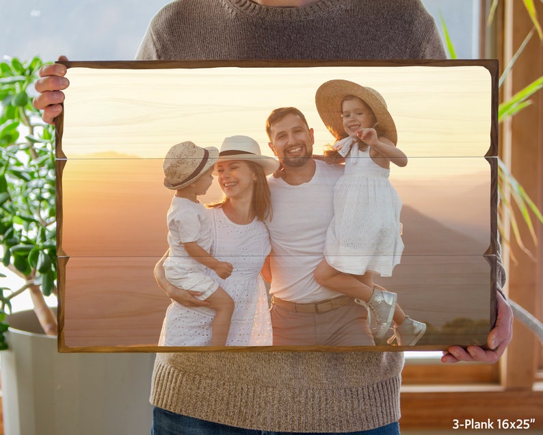 Photo on Wood Frame Gift Photo Frame Photo Gift Gift for Him Etsy