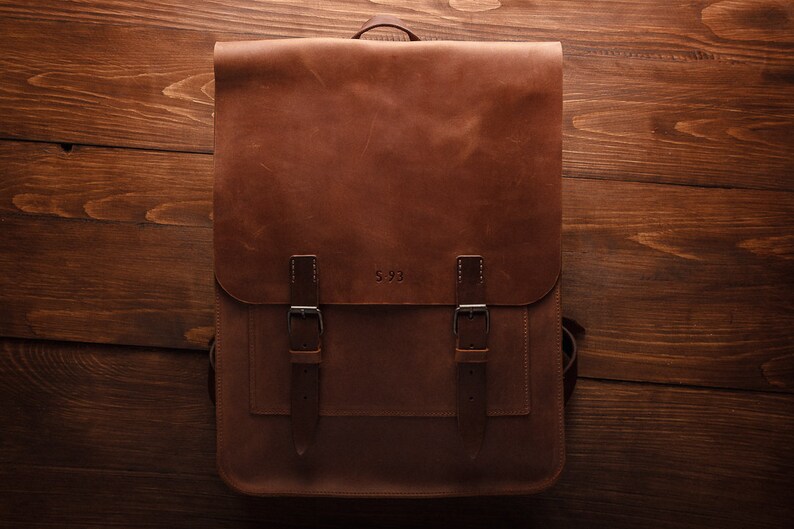 Leather backpack Gift Laptop backpack Leather bag Large backpack Mens backpack Mens laptop backpack Leather Rucksack Travel backpack