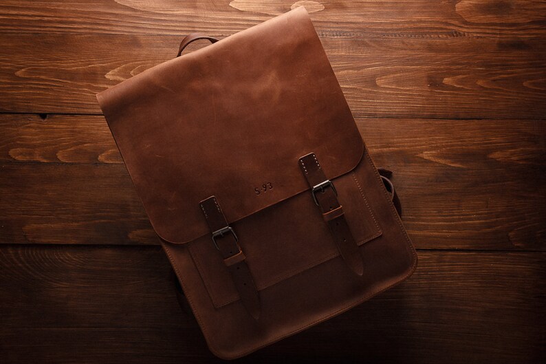 Leather backpack Gift Laptop backpack Leather bag Large backpack Mens backpack Mens laptop backpack Leather Rucksack Travel backpack
