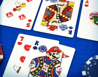 Super Mario Inspired Playing Cards