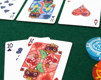 Animal Crossing Inspired Playing Cards