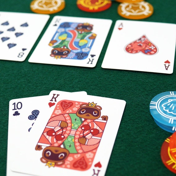 Animal Crossing Inspired Playing Cards Etsy