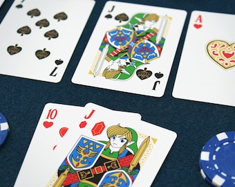 Cartes à jouer inspirées de Legend of Zelda