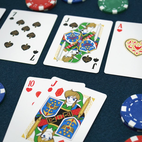 Legend of Zelda Inspired Playing Cards