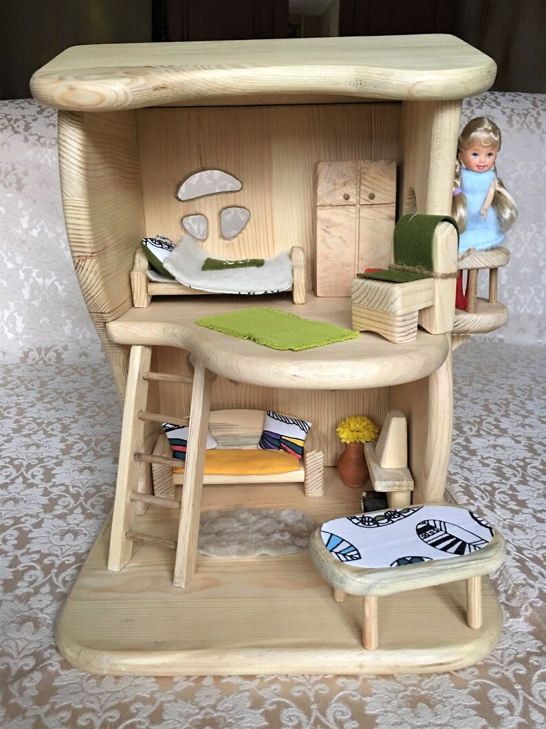waldorf wooden dollhouse