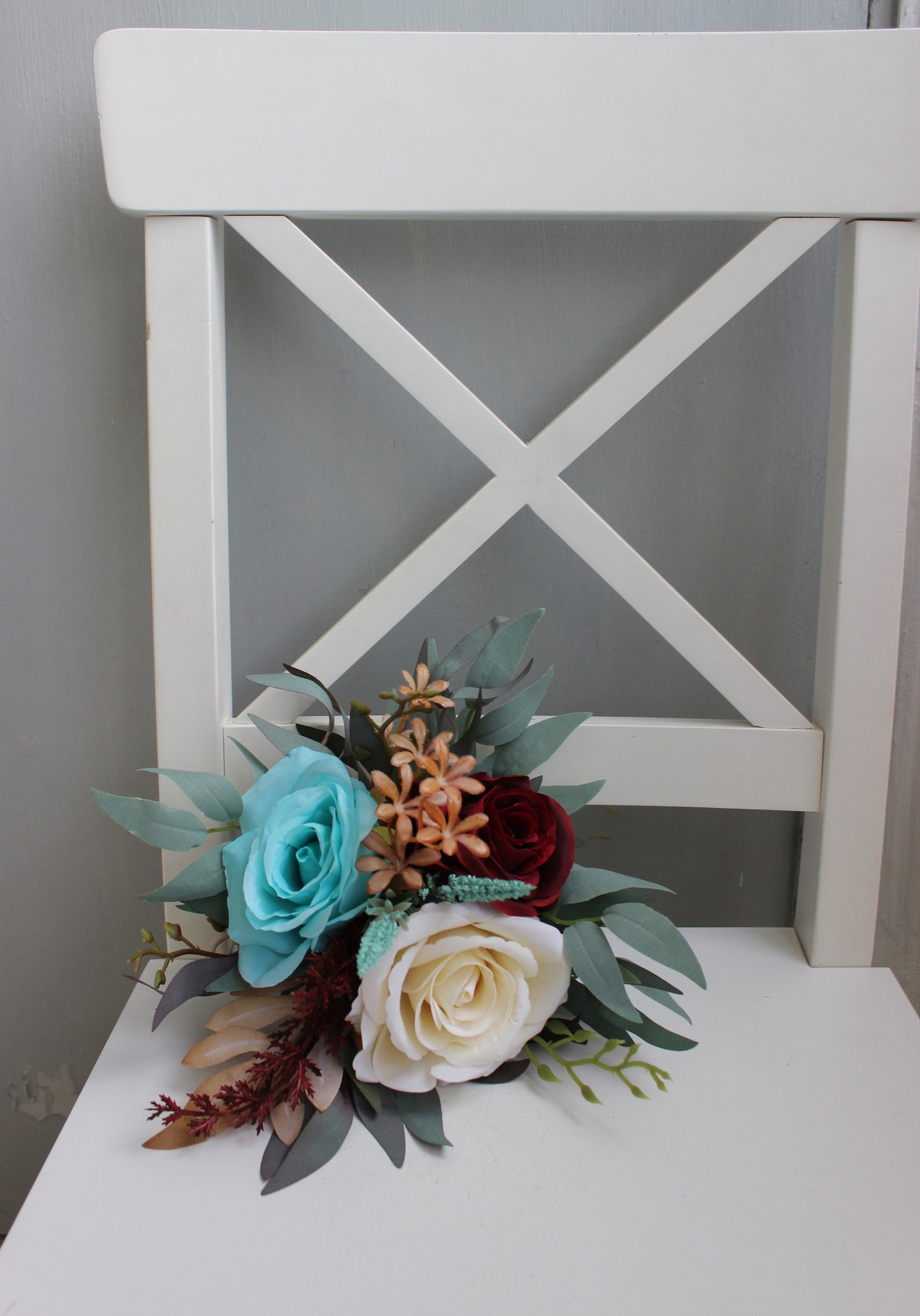 Rust Teal Burgundy Arch Swag, Wedding Arch Decor, Flower Arch Backdrop ...