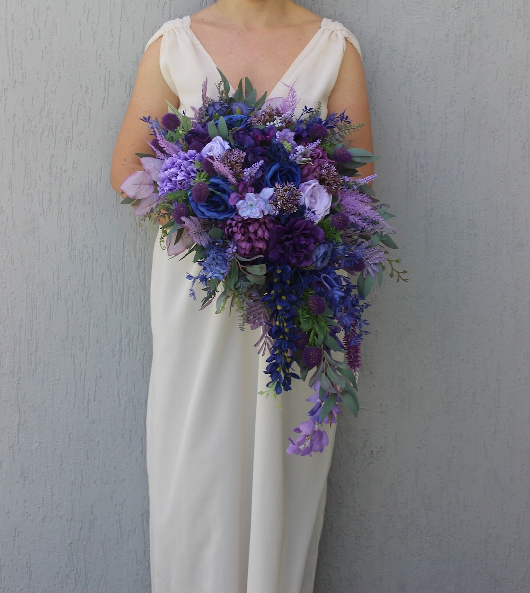 Natalie Dress | Purple Bouquet