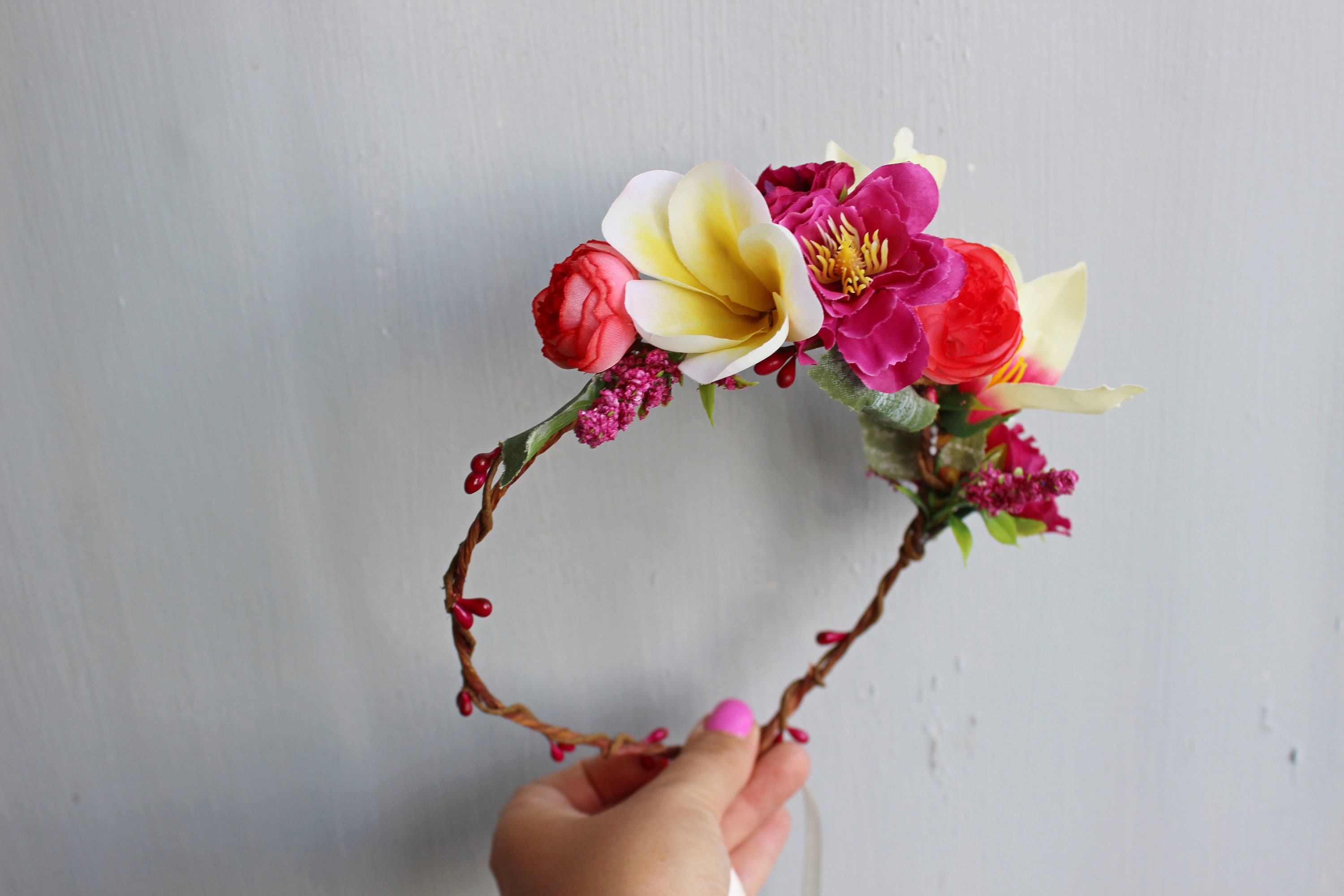 Tropical Wedding Bouquet Exotic Silk Flower Bouquet Colorful Etsy UK