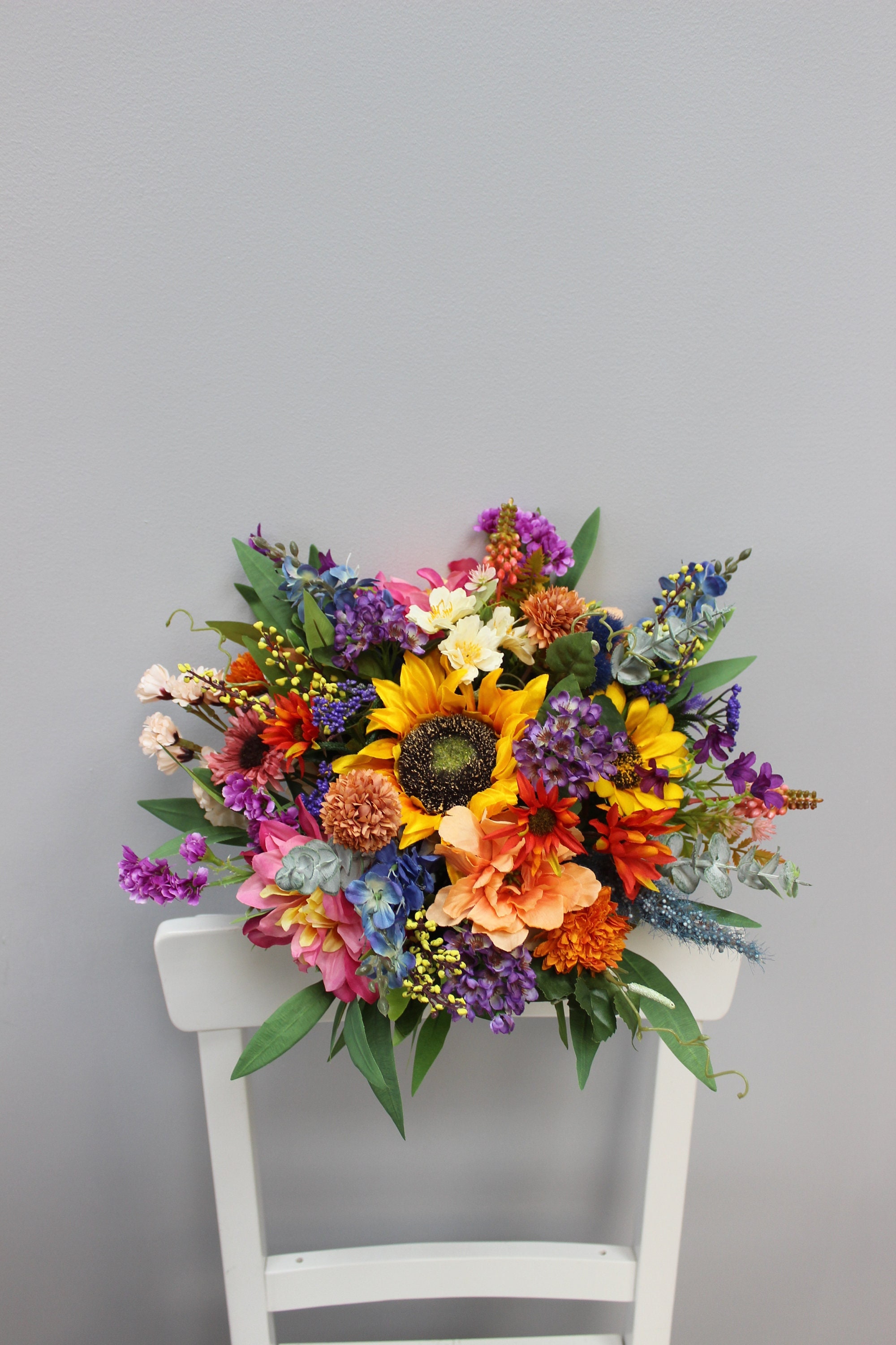 Rainbow Bridal Bouquet