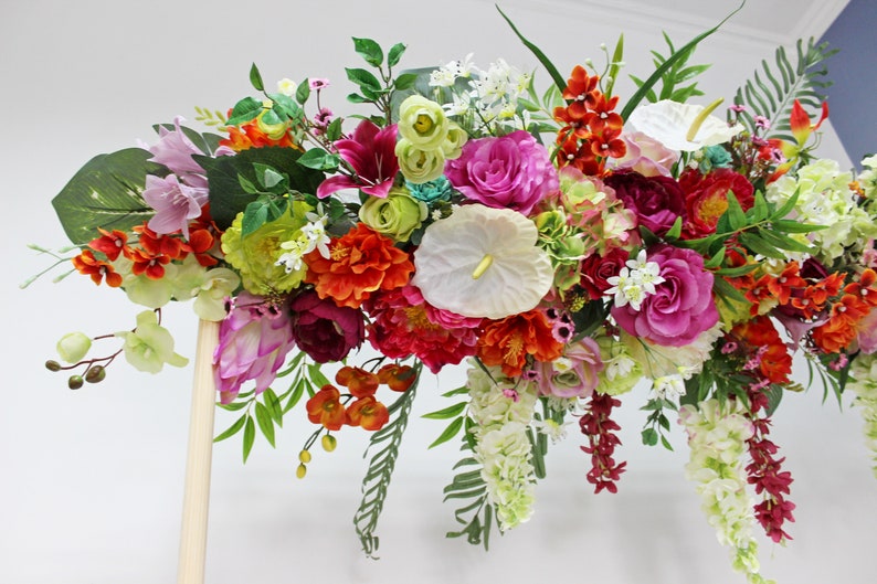 rainbow flower arch rainbow flower arch