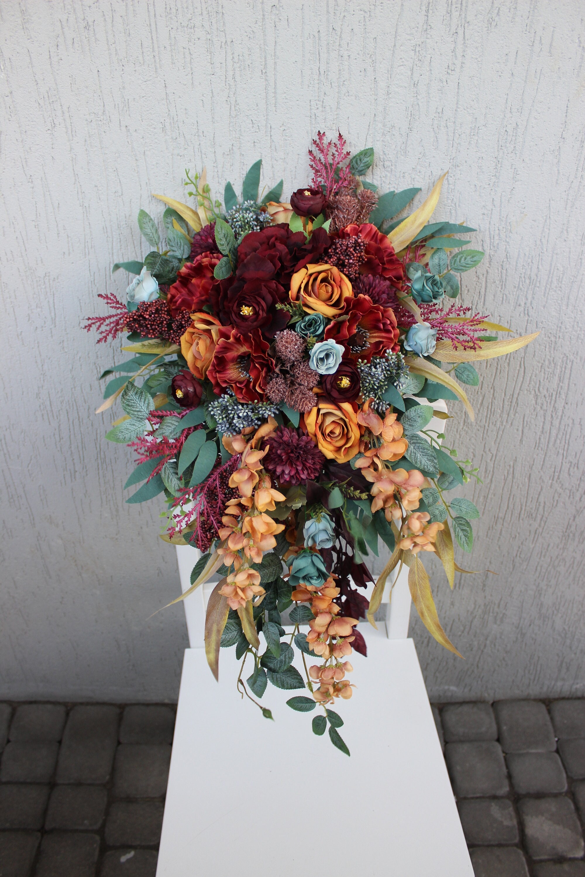 Cascading Bridal Bouquet
