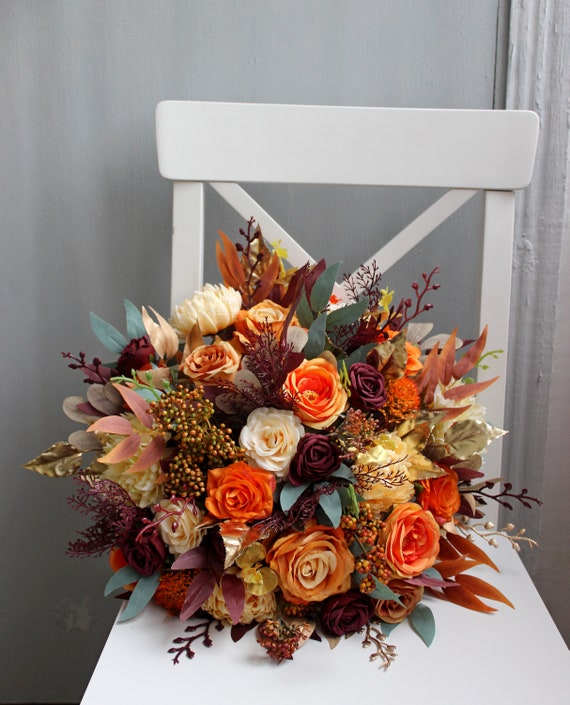 Fall Wedding Bouquets Etsy ktyuKdahZIGP1M