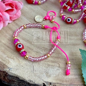 Mexican Evil Eye Woven Bracelet ,all Ages Adjustable Bracelet,handmade ...