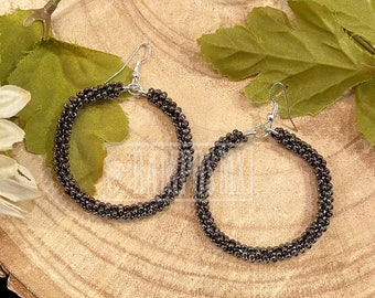 Pendientes de aro mexicanos Shakira, pendientes colgantes con cuentas, pendientes bohemios coloridos, pendientes hechos a mano, aretes mexicanos coquetas