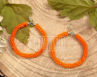 Pendientes de aro mexicanos Shakira, pendientes colgantes con cuentas, pendientes bohemios coloridos, pendientes hechos a mano, aretes mexicanos coquetas