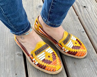 Mocasín único Nativo Americano Loafer Estilo Indio Apache Hippie 70s Original Vintage Unisex Shoes Woodstock Zapatos Zapatos para mujer Zapatos sin cordones Mocasines 