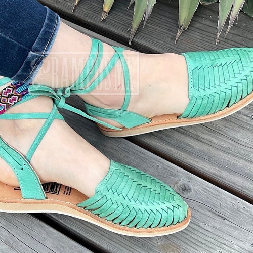 handmade mexican leather sandals
