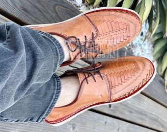 Mens Mexican Handmade Leather Sandals, Men Mexican Huaraches Mexicanos , Sandalias Piel para Hombre Mexico ,Huaraches Mexico CINTAS TEJIDOS