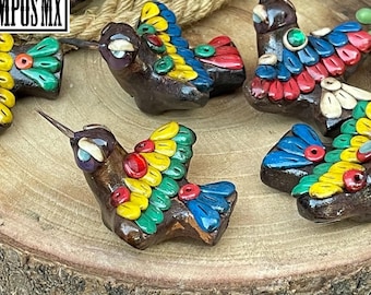 Beautiful Quetzal Bird Whistle ,Mexican Quetzal whistle, Silbato de Quetzal ,home decor, Makes the sound of Bird ,sonido del Pajaro Quetzal