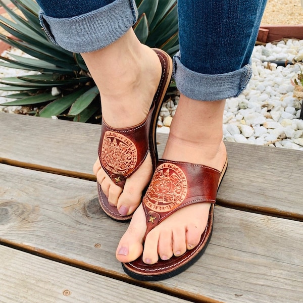 MEXAS Sahuayo Alto Leather Sandals main image 1