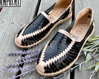 Womens Mexican Handmade Leather Huaraches Sandalias Sandalias Piel Mujer Mexicano Dama Sahuayo Mexico Cerrado PUNTA V claros