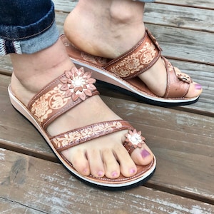 Sandales mexicaines pour femme, Sandales Huaraches en cuir faites main, Sandalias Huaraches Mujer Mexicano, Chaussures mexicaines en cuir, Huarache DEDO NATURAL