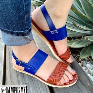 Womens Mexican Handmade Leather Huaraches Sandals Sandalias Piel Mujer Mexicano Sahuayo Mexico TRENSA REY