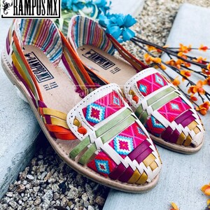 Womens Mexican Sandals, Handmade Leather Huaraches Sandals ,Sandalias Huaraches Mexicanos ,Mexican Leather Shoes, Huarache Mujer ESPERANCITA