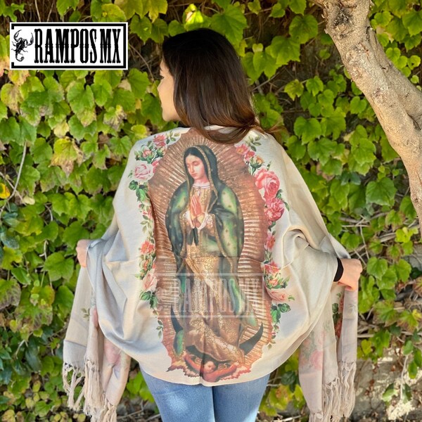 virgen de guadalupe shawl