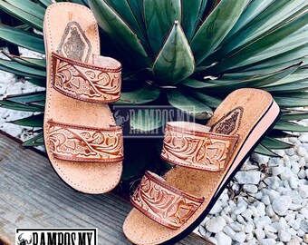 Womens Mexican Sandals, Handmade Leather Huaraches Sandals ,Sandalias Huaraches Mexicanos ,Mexican Leather Shoes, Huarache DOS TIRAS CLARAS